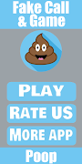 Fake Call Poop Game poster