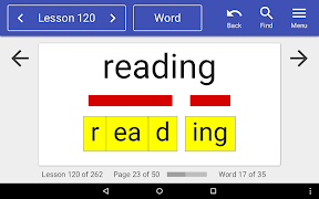 Ultimate Phonics Reading App اسکرین شاٹ 2