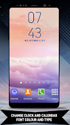 Digi Clock Widget Galaxy Note8 Screenshot 3