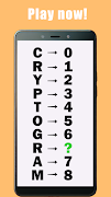 Cryptogram: Letter code games capture d'écran 7