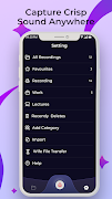 برنامه‌نما Voice Recorder عکس از صفحه