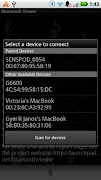 برنامه‌نما Bluetooth Viewer LITE عکس از صفحه