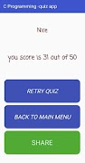 C Programming - Quiz App ภาพหน้าจอ 4