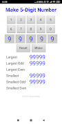 Make 5-digit Number ảnh chụp màn hình 3