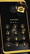برنامه‌نما Golden Black Strawberry Theme عکس از صفحه