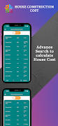 House Construction Cost captura de pantalla 1
