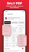 تقسيم PDF: استخراج صفحات PDF تصوير الشاشة 2