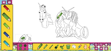 Unicorn Coloring تصوير الشاشة 4