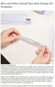 Ovulation Tests Tutorial captura de pantalla 3