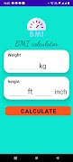 BMI App imagem de tela 1