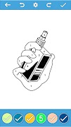 Vape Art Color By Number Book imagem de tela 4