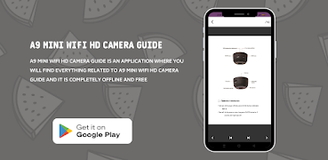 A9 Mini Wifi HD Camera Guide تصوير الشاشة 2