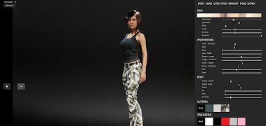 Custom female syot layar 2