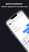 iPhone Keyboard captura de pantalla 3