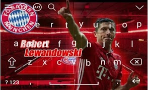 Lewandowski Theme Keyboard screenshot 6