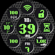 Bubble Cloud Watch face pack скриншот 7