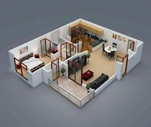 برنامه‌نما طراحی خانه 3D عکس از صفحه