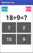 Math Brain Test تصوير الشاشة 4