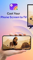 Chromecast الملصق