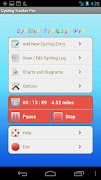برنامه‌نما Cycling Tracker Pro عکس از صفحه