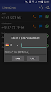 DirectChat - Simple Contact Manager 스크린샷 1