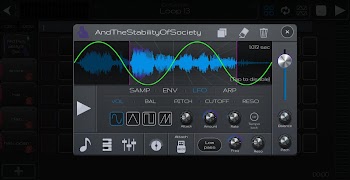 Bandpass screenshot 1