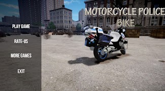 Motorcycle Police Bike penulis hantaran