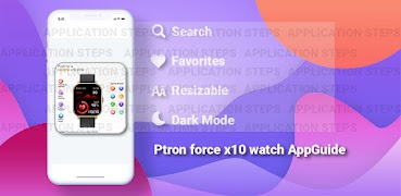Ptron force x10 watch AppGuide Screenshot 6