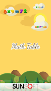 Math Table 海报