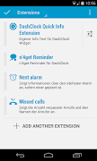 برنامه‌نما Quick Info DashClock Extension عکس از صفحه