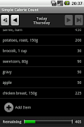 Simple Calorie Count plakat