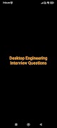 Desktop Engineer Interview Plakat