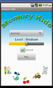 برنامه‌نما Memory Kids عکس از صفحه