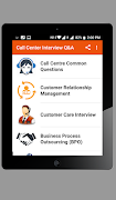 برنامه‌نما Call center interview question عکس از صفحه