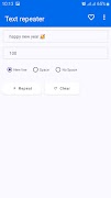 Text repeater स्क्रीनशॉट 1