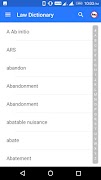 Law Dictionary Screenshot 1