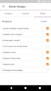 برنامه‌نما Dinner Recipes عکس از صفحه