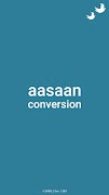 aasaan conversion-poster
