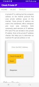 برنامه‌نما Check Private IP عکس از صفحه