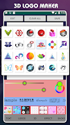 برنامه‌نما 3D Logo Maker عکس از صفحه