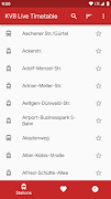 KVB Live Timetable syot layar 1