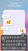 برنامه‌نما Iphone keyboard عکس از صفحه