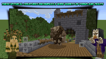 Myths Creature Mod for MCPE poster