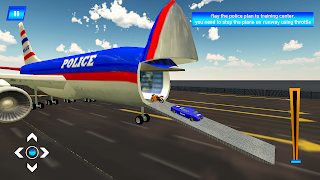 Police Robot Transport Plane 스크린샷 1