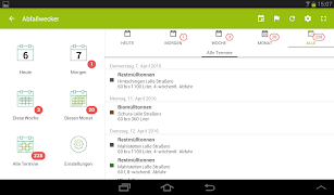 برنامه‌نما Abfall-App Abfall+ عکس از صفحه