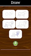 動物を段階的に描く スクリーンショット 1