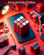Rubiks Cube Solver Roux method Plakat
