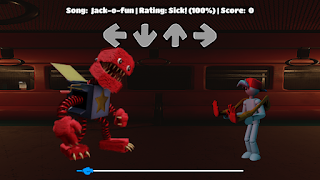 Boxy Boo FNF Mod Test Poster