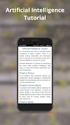 برنامه‌نما A I Tutorial عکس از صفحه