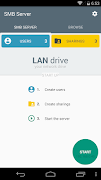 برنامه‌نما LAN drive - SAMBA Server & Cli عکس از صفحه